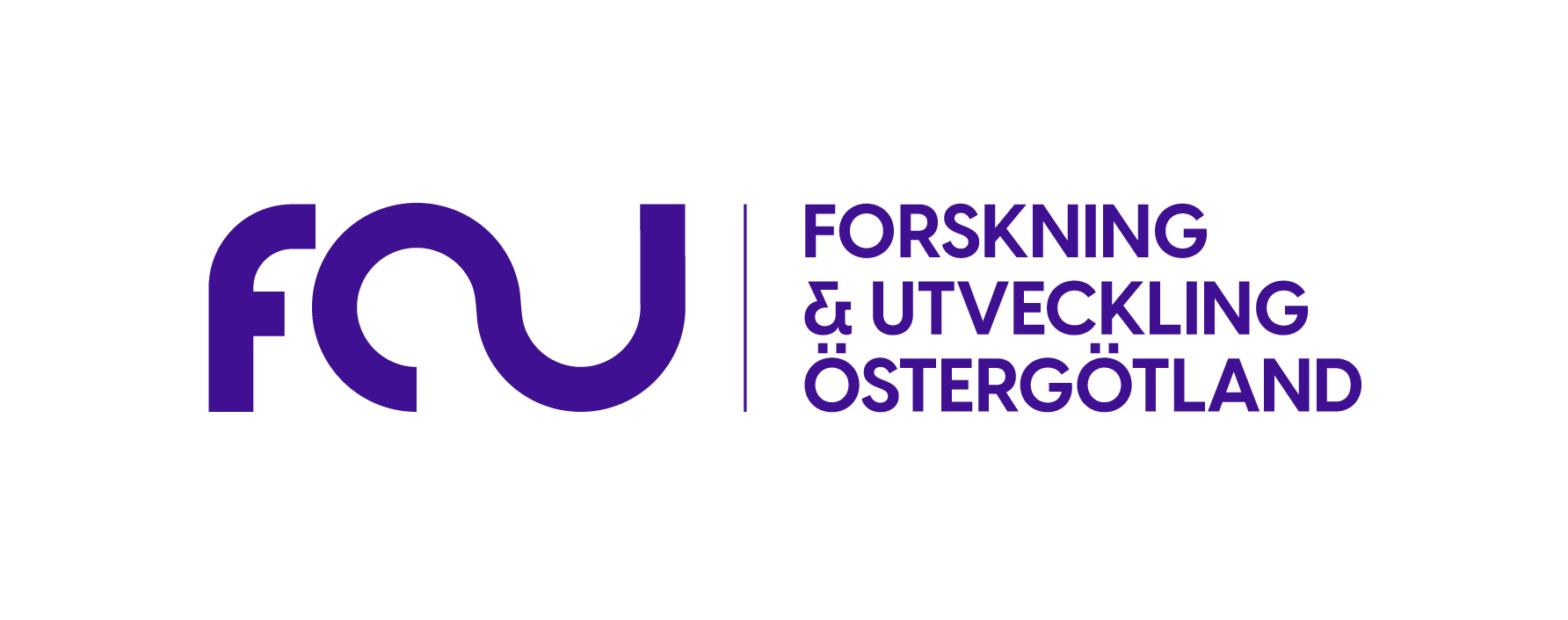 Logotyp för FoU. Centrum för vård, omsorg och socialt arbete.
